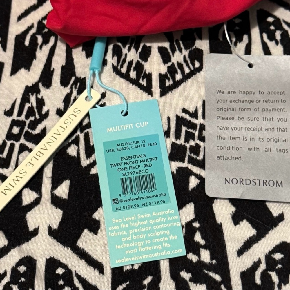 NWT Sea Level One Piece Twist Swimsuit (US 8)- Over 50% off! - Picture 5 of 7